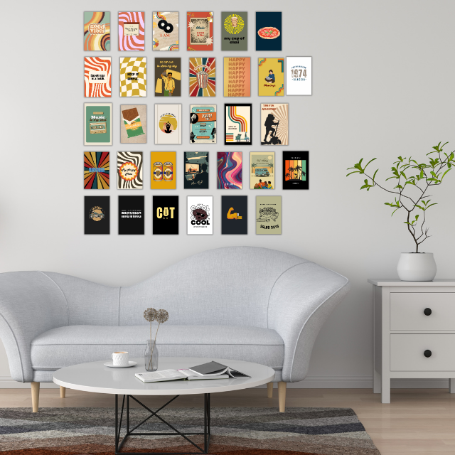 Retro Style Design Wall Decore Posters